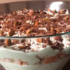 “Easy Pistachio English Toffee Ice Box Cake: A Creamy, Crunchy Delight”