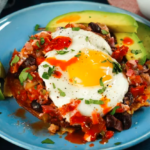 Ham and Cheese Huevos Rancheros Casserole: Perfect for Brunch.